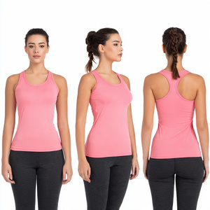 100% Polyester <b>Singlet</b> Tank Tops <b>Women</b> High Quality Sleeveless Gym Wear Tank Tops Ladies Workout Fitness Tank Tops <b>Women's</b> - Product Image 3