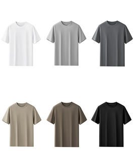 เสื้อยืดคอกลมแขนสั้นพิมพ์ลายด้านหน้าสไตล์ไฮสตรีทสำหรับผู้ชาย ผลิตจากผ้าโพลีเอสเตอร์/คอตตอนผสม ระบายอากาศได้ดี เป็นมิตรต่อสิ่งแวดล้อม - Product Image 4
