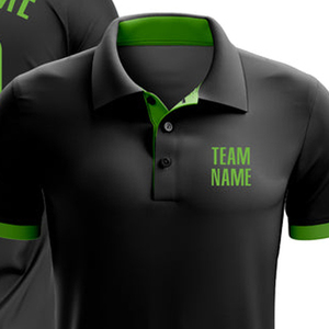 เสื้อโปโลสั่งทำขายส่ง 100% โพลีเอสเตอร์ สำหรับกอล์ฟ กีฬา ทีม คลับ ยูนิฟอร์ม OEM พิมพ์โลโก้และชื่อได้ตามต้องการ - Product Image 2