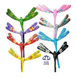 Libélula de Bambú Ecológica Tradicional de Alta Calidad, MÁS VENDIDA |   Adorno de Escritorio Hecho a Mano Natural para Año Nuevo - Product Image 1