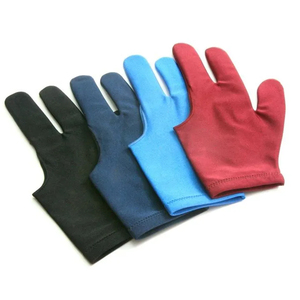 Growsport Professional Polyester Billiard Gloves Thin Half-Finger Breathable Anti-Slip UV Protection Outdoor <b>Hook</b> Loop Closure - Product Image 2