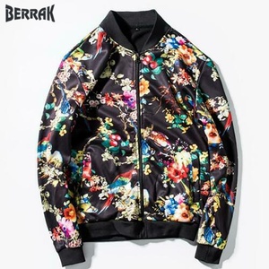 2021 Pearly Newest Fashion Mens Bomber Jackets Spring and Autumn Casual Sport Jackets Stand Collar Long Sleeve Sweater Coats - Product Image 1