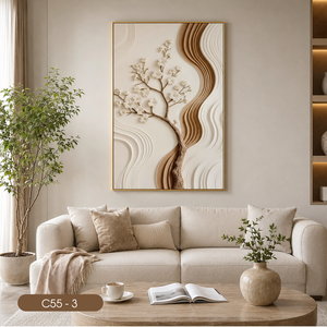 Pinturas de Naturaleza Muerta Modernas de Lujo y Alta Calidad, Hechas a Mano con Acrílico y Marco de Madera, Decoración para el Hogar, Espejo, Logotipo Personalizado, Marca Privada HALO - Product Image 6