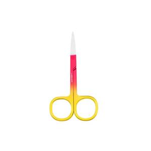 Ciseaux à manucure en acier inoxydable, lame tranchante, manche en plastique, trou rond, outils de beauté pour le soin des ongles, style simple pour adultes - Product Image 3