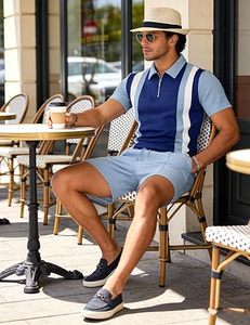 Conjunto de Ropa Casual de Verano para Hombre, Moderno, Ecológico, Transpirable, 100% Poliéster, Proveedor de Camisetas y Pantalones Cortos con Logotipo Personalizado - Product Image 4