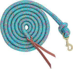 Corde de trelage pour chevaux en nylon écologique de qualité supérieure avec mousqueton en laiton, taille et couleur personnalisables pour fermes équine, écuries et équitation - Product Image 1