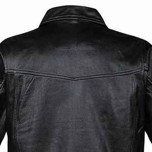 2026 New Brand Men <b>Winter</b> <b>Leather</b> <b>Jacket</b> Customizable Stand Collar Breathable High Quality 100% Genuine Cow Skin <b>leather</b> <b>Jacket</b> - Product Image 5