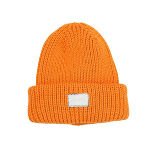 Gorro Unisex Negro de Punto Acanalado 56-58CM, Gorro de Invierno Informal para Adultos - Product Image 4