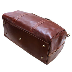 Customize Vintage Genuine <b>Leather</b> <b>Duffle</b> <b>Bag</b> with Digital Printing 80g Fabric Weight-Travel Gym Weekender for <b>Men</b> & Women - Product Image 1