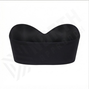 4195 été mode femmes fronde haut Sexy soutien-gorge haut respirant poitrine coussin portant des sous-vêtements sans couture glace soie poitrine Wrap Lingerie - Product Image 3