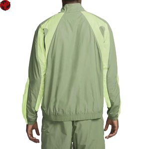 Conjunto de Chaqueta Deportiva Color Block para Hombre, Chaqueta Cortavientos Ligera con Cierre, Traje Deportivo de Nailon para Correr y Entrenar - Product Image 6