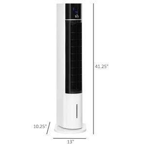 Condizionatore d'Aria Portatile 3-in-1 da 41 Pollici, Raffreddamento Evaporativo, Timer LED, Ventilatore a Torre a Risparmio Energetico per Casa e Ufficio - 80W 150W - Product Image 3