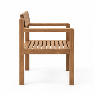 Solid <b>Teak</b> Wood Outdoor Armchair Handmade Garden Patio <b>Chair</b> for Hotel Resort Villa Restaurant Furniture - Product Image 2