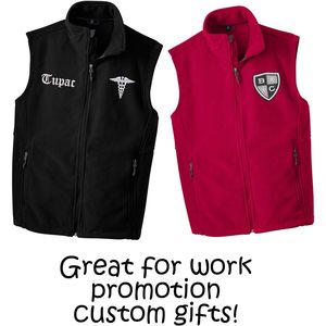 2025 gilets en polaire F219 à broderie personnalisée pour hommes avec textes de logo gilets personnalisés - Product Image 6
