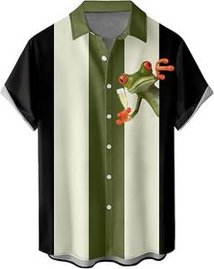 เสื้อเชิ้ตพิมพ์ลายผู้ชาย เนื้อผ้าบางเบา ทนทาน ขายดี กันยับ ระบายอากาศได้ดี สวมใส่สบาย พร้อมรับสั่งทำตามแบบ - Product Image 6