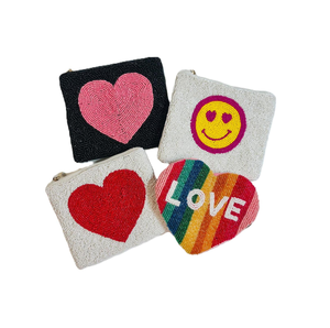 Monedero bordado con cuentas de diseño personalizado con patrones únicos, monedero bordado con cuentas hecho a mano para uso diario. - Product Image 4