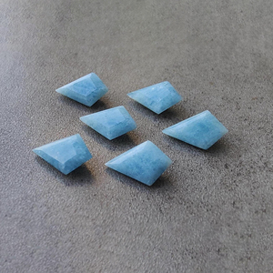 Aigue-marine naturelle facettée, taille calibrée AAA+, forme cerf-volant pour bijoux, toutes tailles disponibles - Product Image 6
