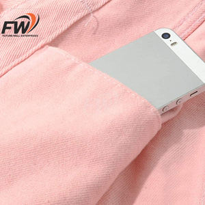 Chaqueta vaquera de manga corta para mujer, de alta calidad, hecha a medida, con bordado decorativo, transpirable, precio competitivo. - Product Image 4