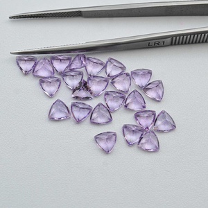 พลอยอเมทิสต์สีชมพูธรรมชาติขนาด8มม. ตัดเป็นพลอยได้รับการรับรองจากกุหลาบเดอเฟรนซ์หินอเมทิสต์สำหรับทำเครื่องประดับผู้ผลิตอาลีบาบา - Product Image 3