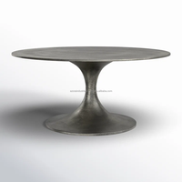 Table basse en métal écologique Azora Industries au design traditionnel pour chambre à coucher