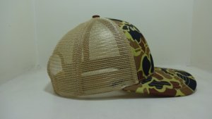 Casquette Trucker Camouflage Vierge en Gros, 6 Panneaux, Haute Qualité, Dos en Maille, Profil Moyen, Visière Pré-courbée, Calotte Structurée - Product Image 4