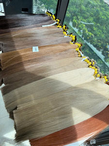 Moda a granel vietnamita extensiones de cabello humano crudo Super doble dibujado 100g platino brillante 60cm fábrica al por mayor - Product Image 4