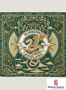 Collection en Gros de Foulards Carrés Imprimés Effet Soie, Design Personnalisé de Qualité Supérieure, pour Hijab et Châle de Cou Tendance - Product Image 5