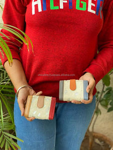 Cowhide Leather Fur Clutch Casual Stylish Wallets Card Holder <b>Small</b> Coin <b>Purse</b> - Product Image 3