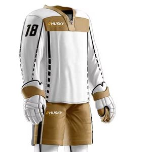 Uniformes de Hockey sobre Hielo Personalizados al por Mayor para Adultos, Alta Calidad, 100% Poliéster, Impresos, Antibacterianos, para Todas las Temporadas - Product Image 3