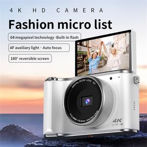 Cámara Digital Vintage 4K de Última Generación, 64MP con Autoenfoque, Zoom Digital 16x, Pantalla IPS de 3 Pulgadas, Batería de 1200mAh, Fácil de Usar para Estudiantes - Product Image 2