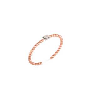 <b>Gold</b> Beaded <b>Bangles</b> Baguette Round Lab Grown Diamond 14k 18k <b>Solid</b> <b>Gold</b> Solitaire Everyday Wear Open Cuff Bracelets Fine Jewelry - Product Image 5