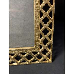 Cadre photo en aluminium moulé, décoration intérieure, conservation des souvenirs, cadre photo doré de luxe parfait, 20 x 15 cm, support pour table, décoration de table - Product Image 2