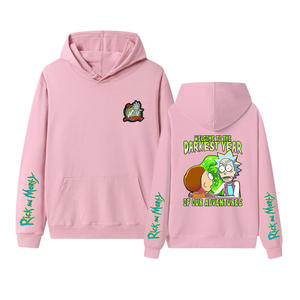 Sweat à capuche personnalisé 500 g/m² en polyester/coton, coupe oversize, broderie 3D, polaire anti-plis, uni, avec fermeture éclair - Product Image 6