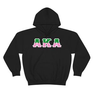Sudadera con Capucha Negra con Bordado de Letras Verdes y Rosas, Sudadera de Forro Polar con Capucha, Manga Larga, Bolsillo Canguro, Casual, Unisex - Product Image 1