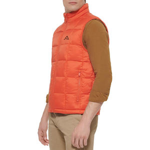 Gilet matelassé léger en coton pour homme, sans manches, col montant, service OEM de gros - Product Image 2