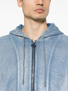 Sweat à capuche 100 % coton délavé à l'acide pour homme, style sérigraphié, directement du Pakistan, polaire d'hiver pour homme et femme - Product Image 4