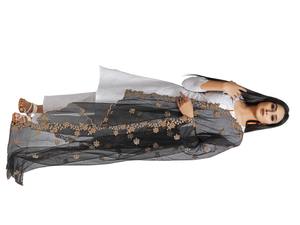 Dupatta en tissu filet noir de créateur, best-seller, magnifique, avec broderie fantaisie, pour mariage, décontracté, traditionnel, pour femmes et jeunes filles - Product Image 4