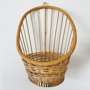 Grandes jardinières en rotin naturel pour plantes d'extérieur, paniers de présentation de plantes faits à la main, pots de fleurs - Product Image 1