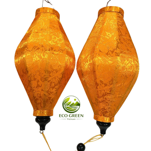 Linterna de Hoi An Hecha a Mano, Tela de Seda, Decoración Tradicional Vietnamita para el Festival de las Linternas, Decoración del Hogar, Venta al por Mayor - Product Image 1