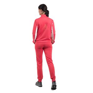 Conjunto de chándal estampado con capucha ajustado de 2 piezas OEM para mujer con tejido de poliéster ligero transpirable de secado rápido - Product Image 2