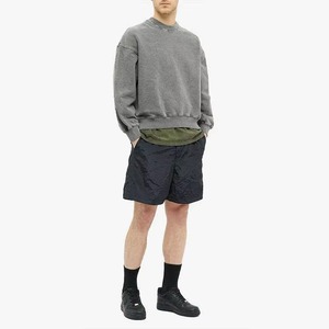 Sudadera Vintage para Hombre con Lavado Ácido, Poliéster/Algodón, Forro Polar Transpirable, 280g, Gruesa, Sólida, Bordada, Estilo Urbano, Invierno - Product Image 5