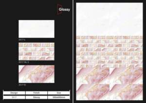 กระเบื้องบุผนังเซรามิกผิวมันเงาแบบร่วมสมัย ขนาด 12x24 นิ้ว เหมาะสำหรับตกแต่งผนังภายในห้องครัวและห้องน้ำ - Product Image 3