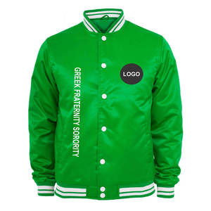 High Quality Chenille Embroidery Patches Varsity Bomb Hooded Quilted Winter <b>Jacket</b> Greek Fraternity Sorority 100% Cotton - Product Image 3