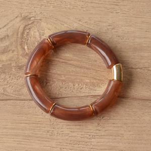 Bracelet jonc en résine de qualité supérieure MN Exports, bijou de mode élégant fait main, accessoire de poignet décoratif islamique unique et léger - Product Image 1