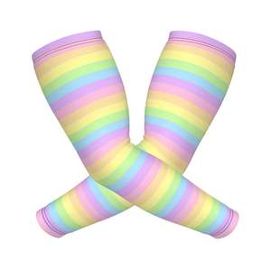 Manchons de compression unisexes Splendid Apparel à motif géométrique, manches longues, en soie glacée UPF50+, impression par transfert par sublimation - Product Image 1