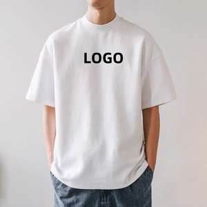 Camiseta Personalizada para Hombre, 100% Algodón, con Logotipo Frontal, Corte Regular, Cuello Redondo, Transpirable, Estilo Urbano, Talla Grande - Product Image 1