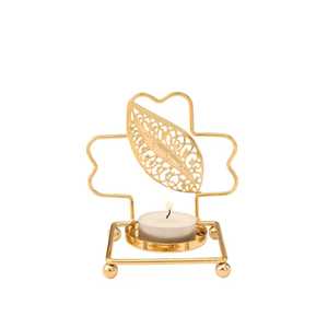 <b>Set</b> of 3 Gold Metal Bird Tealight Holder Round <b>Plate</b> Candle Stand for Garden and Wedding Tabletop Skies Trader Latest 2026 - Product Image 2