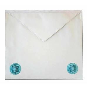 Tablier de cérémonie maçonnique personnalisé orné de bijoux, en cuir de qualité supérieure, élégant et tendance - Product Image 6