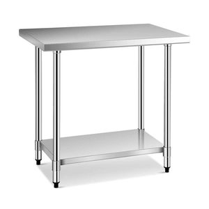 24 X 36 Inch Stainless Steel Commercial <b>Kitchen</b> Food <b>Prep</b> <b>Table</b> Durable Steel Fabrication for Commercial Use - Product Image 3
