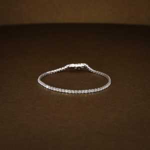 Magnífico Brazalete Pacheli de Oro Blanco de 18K y 12GM con Diamantes Naturales de 5CT, Corte Ovalado, Color IJ, Claridad SI, Certificado IGI, para Mujer - Product Image 1
